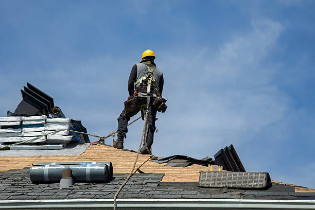 Professional Storm Damage Roof Repair technician working in Novi, MI